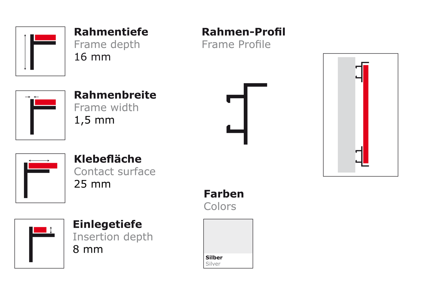 e-X 14 plus | Rahmenprofil |  DIASEC